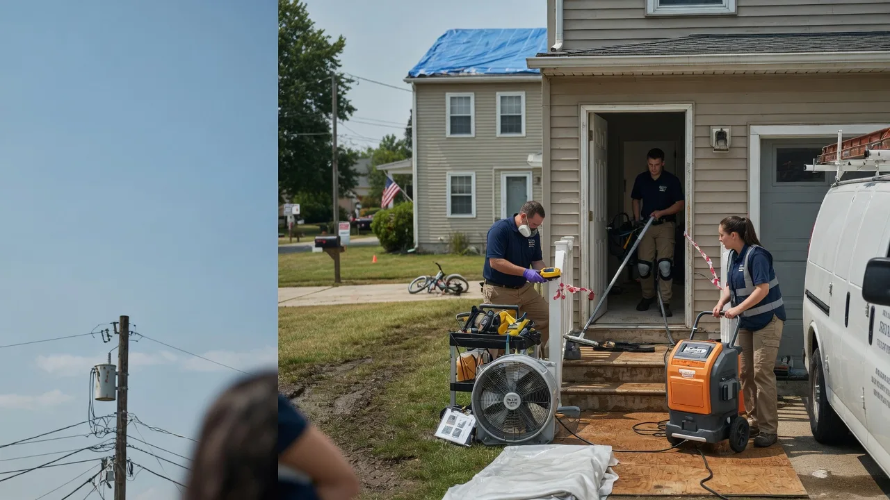 Water Damage Repair in De Witt, IA near me